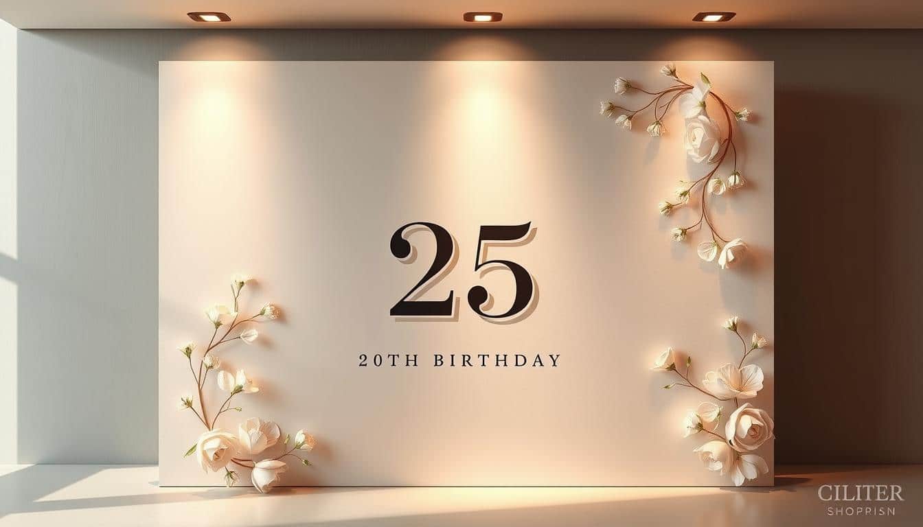 Geburtstagseinladung zum 25. Geburtstag