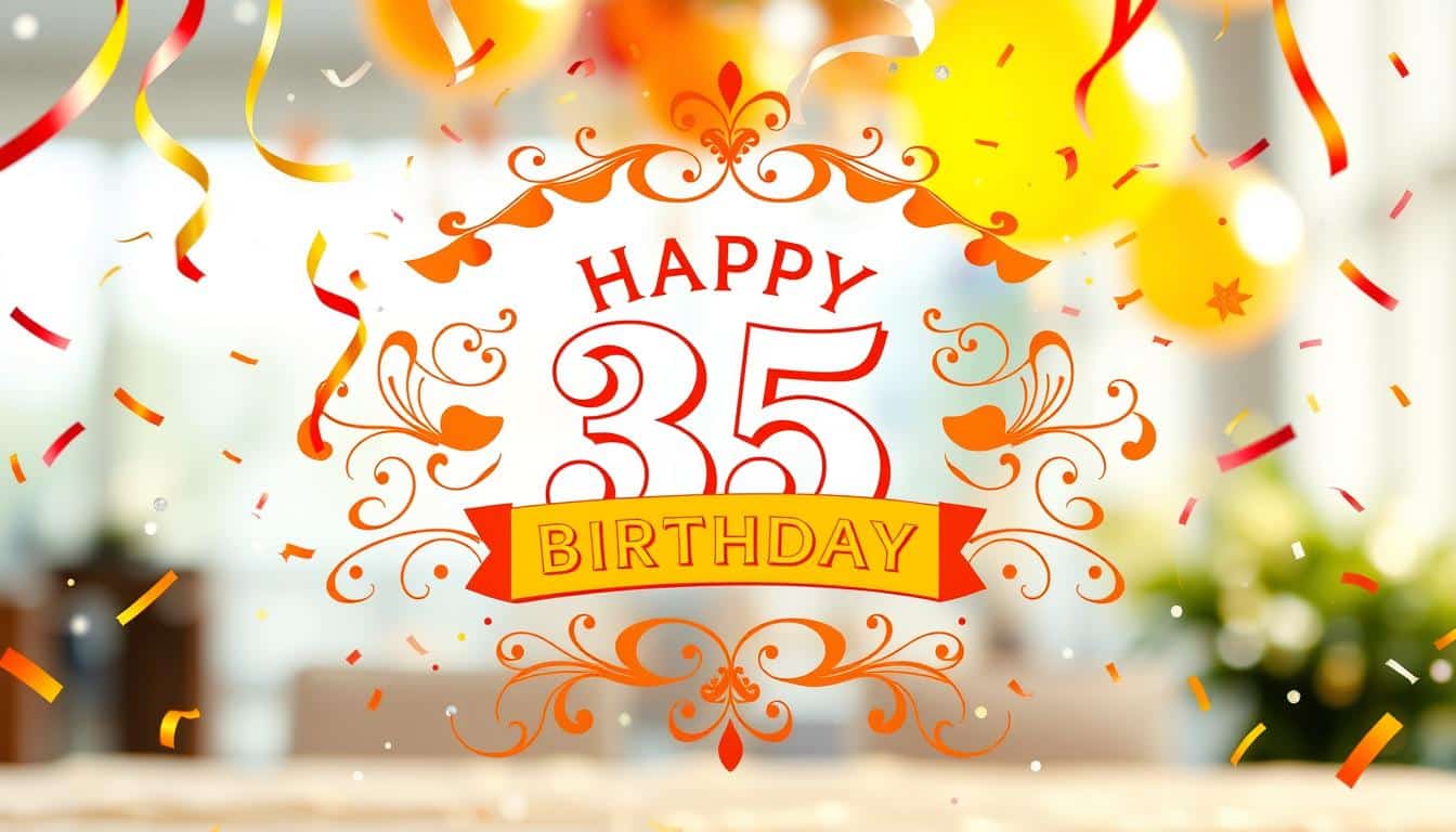 Geburtstagseinladung zum 35. Geburtstag