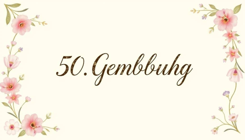 Geburtstagseinladung zum 50. Geburtstag