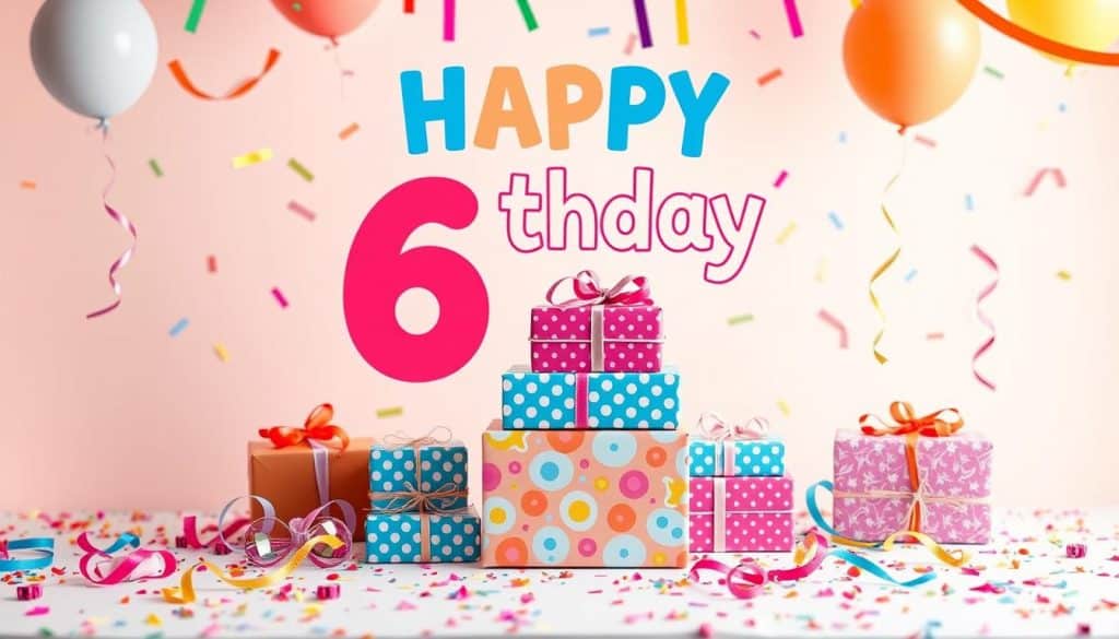 Geburtstagseinladung zum 6. Geburtstag