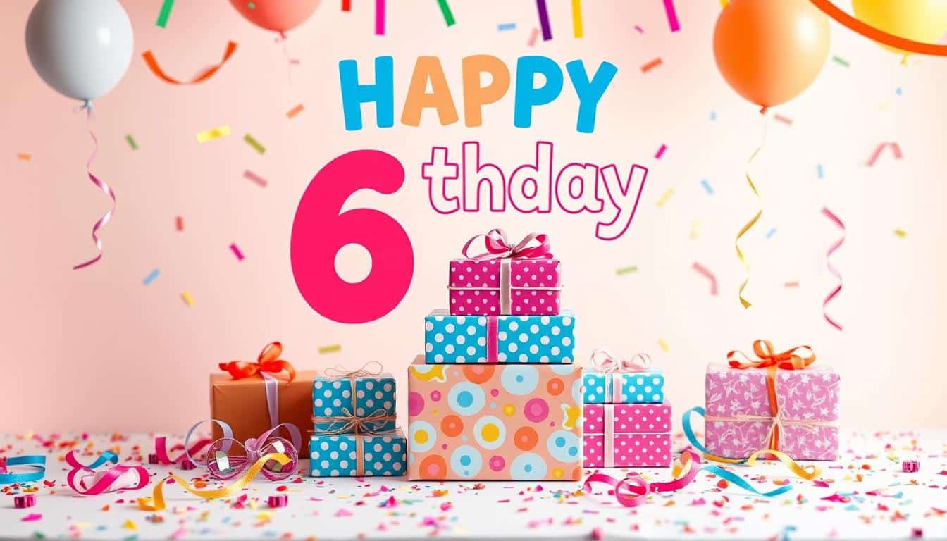 Geburtstagseinladung zum 6. Geburtstag