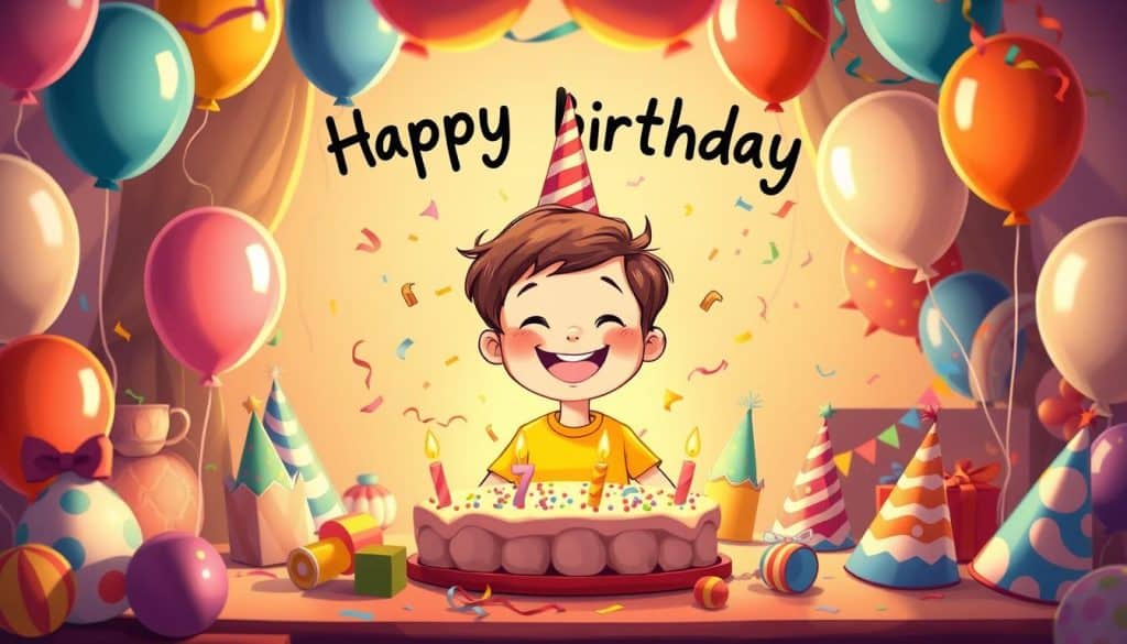 Geburtstagseinladung zum 7. Geburtstag