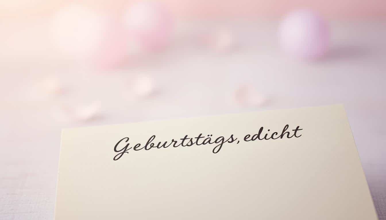 Geburtstagsgedicht Geburtstagswünsche