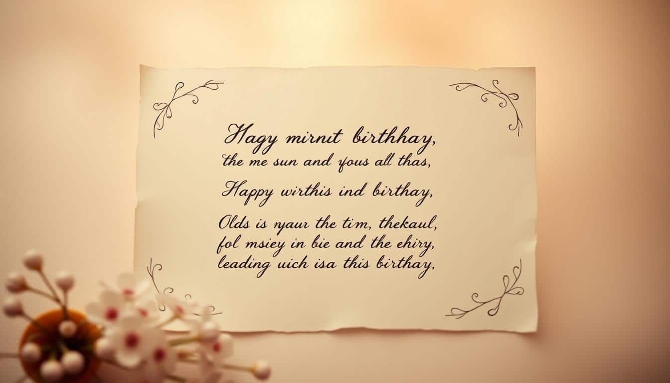 Geburtstagsgedicht für Jubiläum