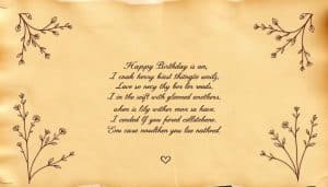 Geburtstagsgedicht für Papa