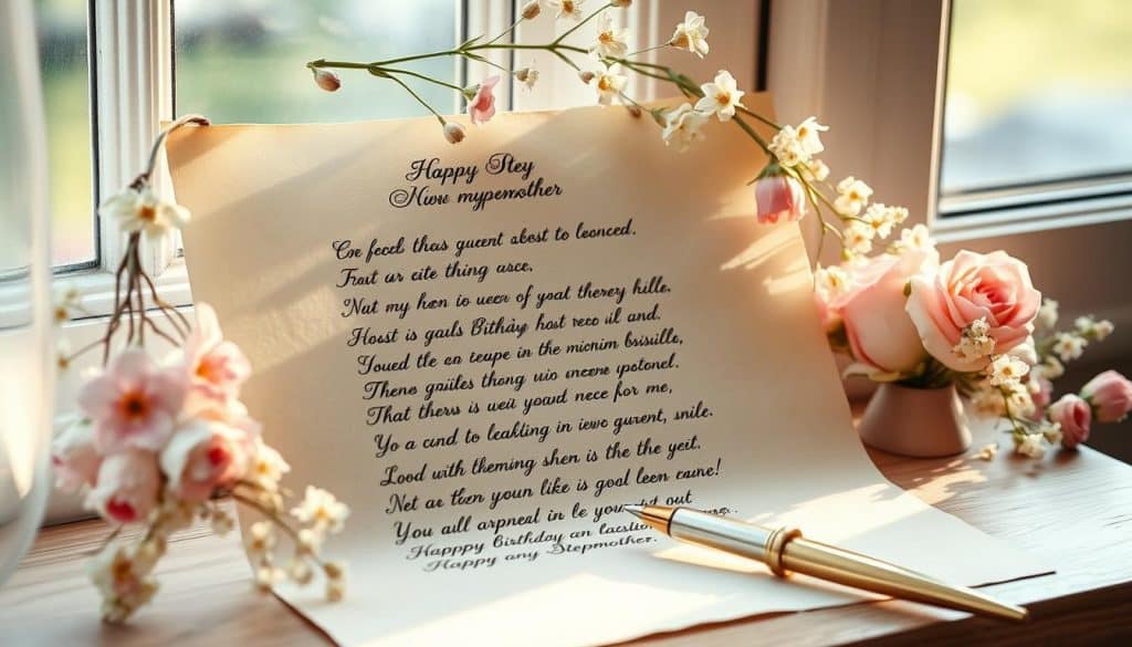 Geburtstagsgedicht für die Stiefmutter