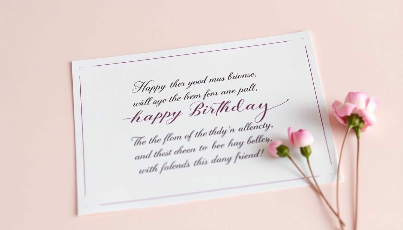 Geburtstagsgedicht für die beste Freundin