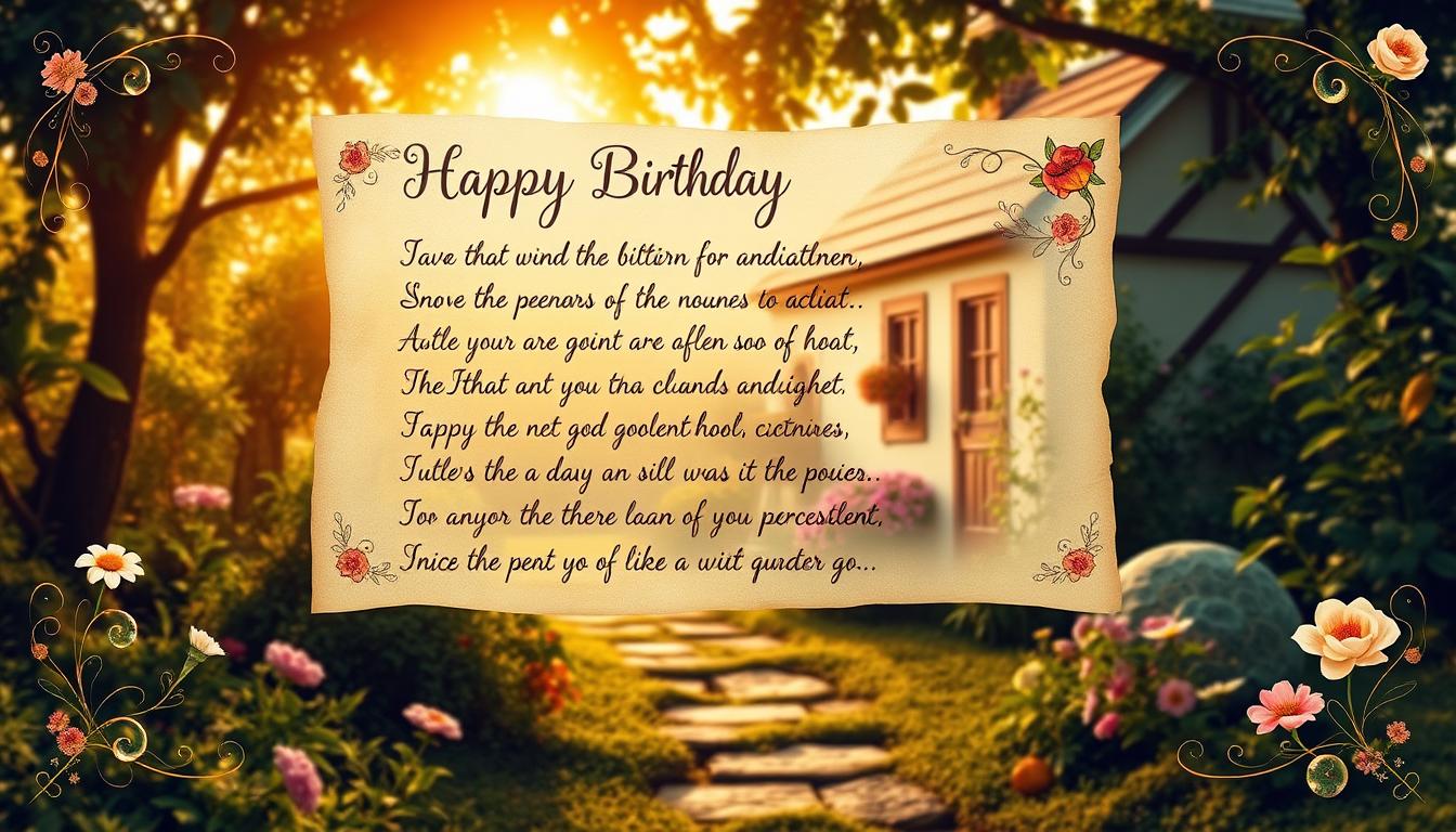 Geburtstagsgedicht für jemanden, der Geburtstag hat