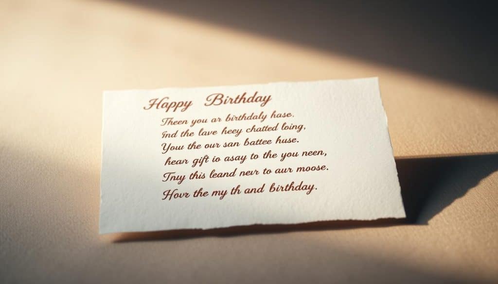 Geburtstagsgedicht für jemanden, der schwer zu beschenken ist