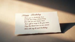 Geburtstagsgedicht für jemanden, der schwer zu beschenken ist