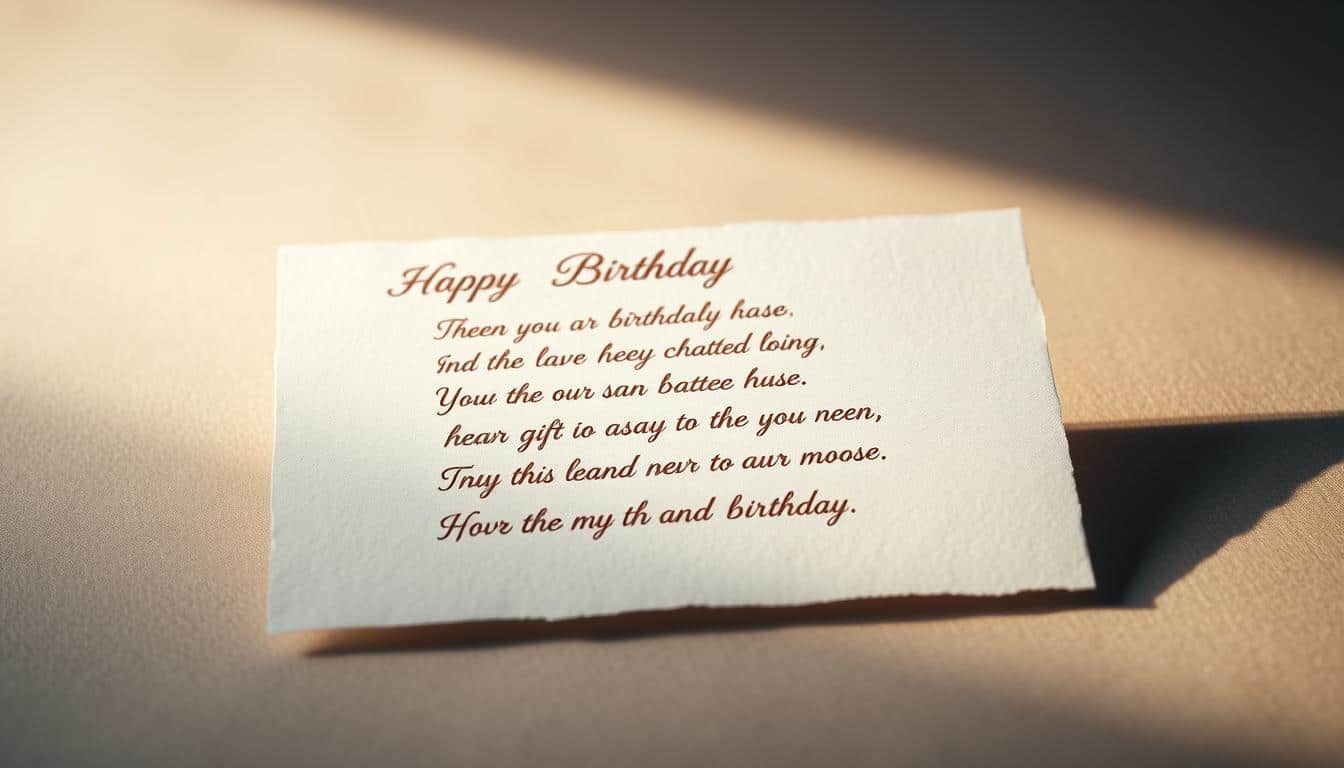 Geburtstagsgedicht für jemanden, der schwer zu beschenken ist