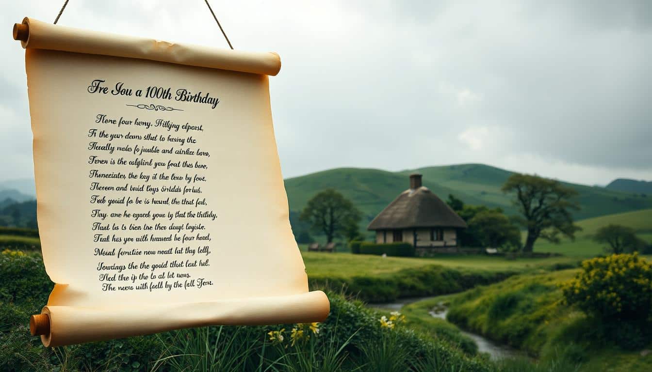 Geburtstagsgedicht zum 100. Geburtstag