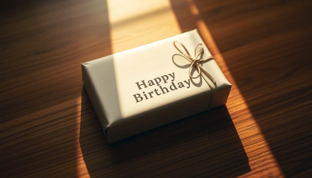 Geburtstagsgeschenk mit Gravur