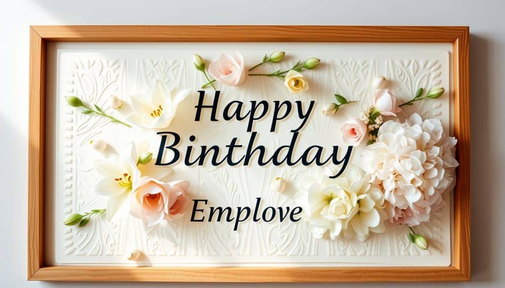 Geburtstagskarte für den Arbeitgeber