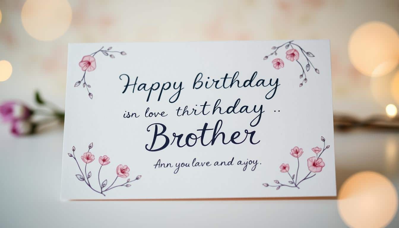 Geburtstagskarte für den Bruder Sprüche
