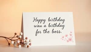 Geburtstagskarte für den Chef Sprüche