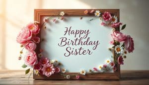 Geburtstagskarte für die Schwester Sprüche
