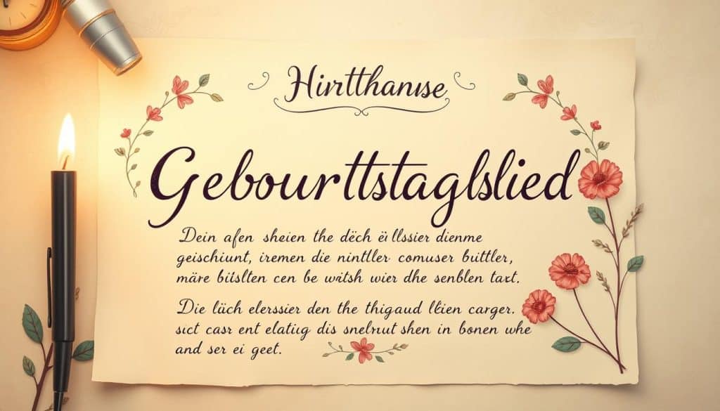 Geburtstagslied Text