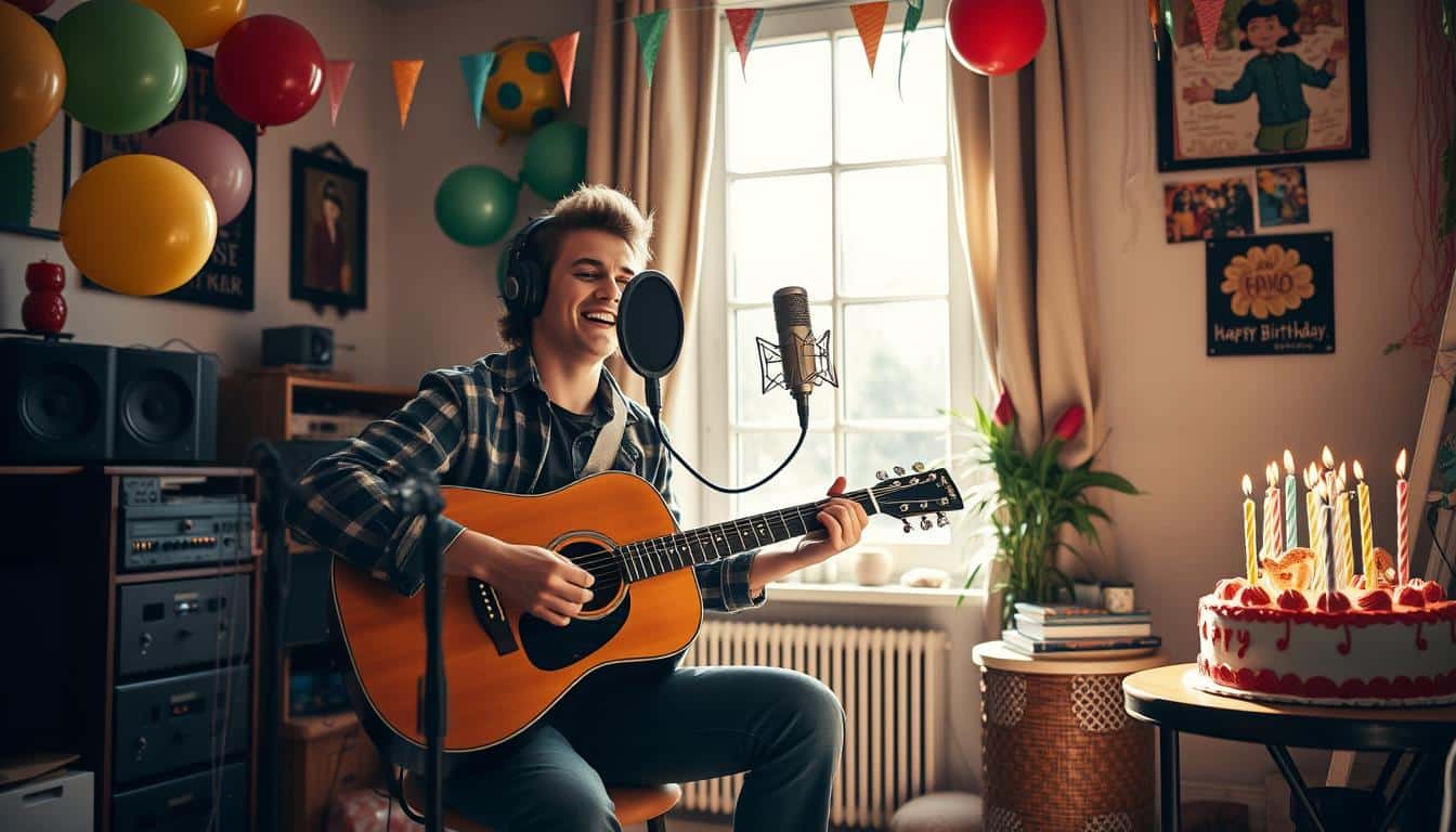 Geburtstagslied aufnehmen
