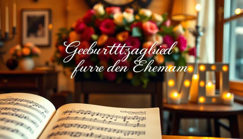 Geburtstagslied für den Ehemann