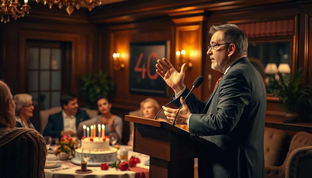 Geburtstagsrede zum 40. Geburtstag