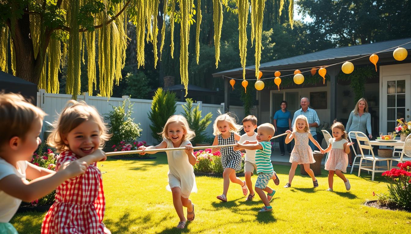 Geburtstagsspiele draußen