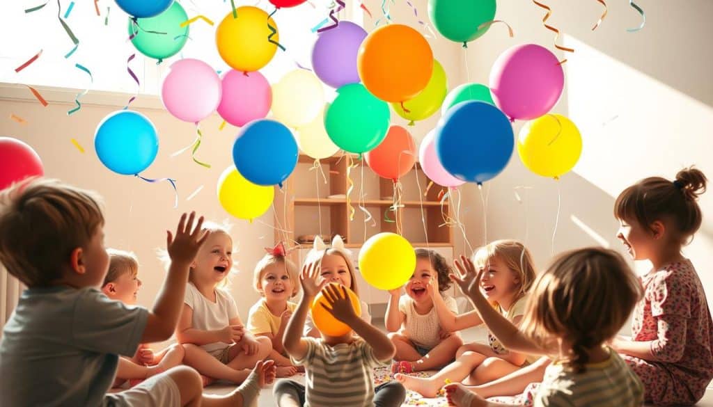 Geburtstagsspiele mit Luftballons