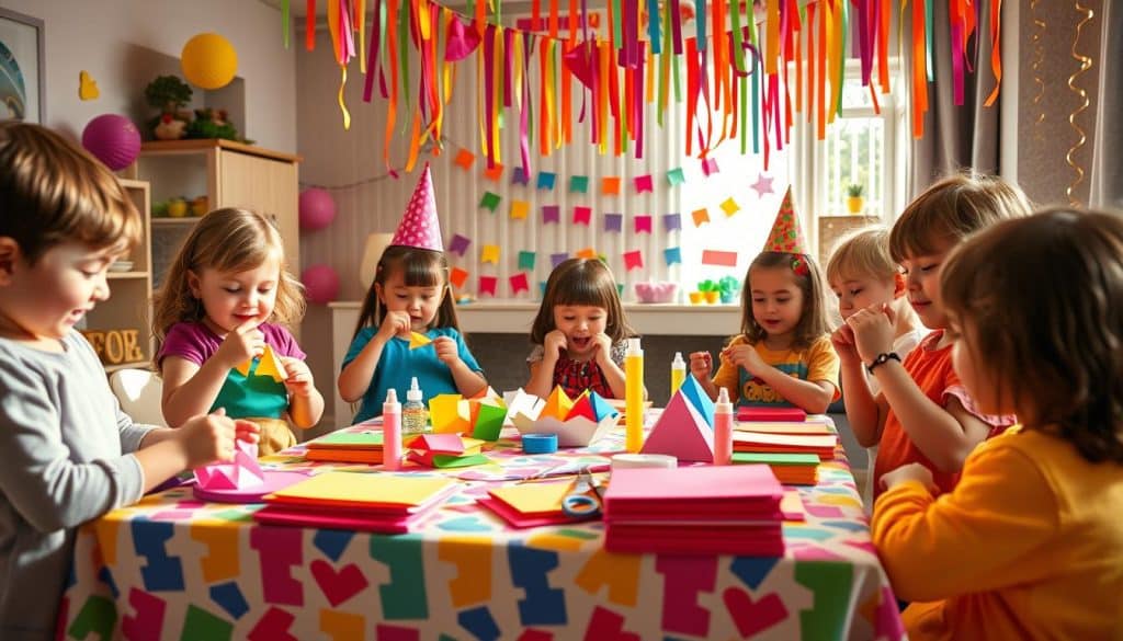 Geburtstagsspiele mit Papier