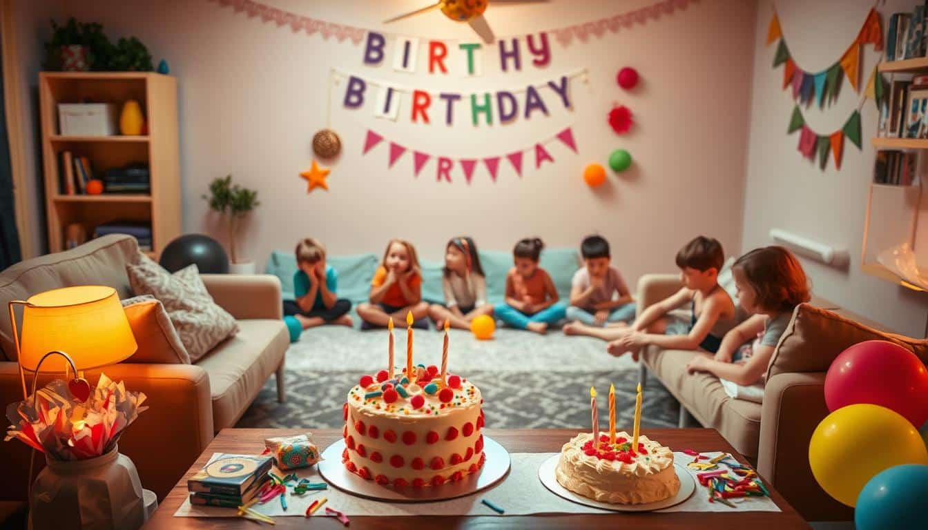 Geburtstagsspiele mit wenig Material