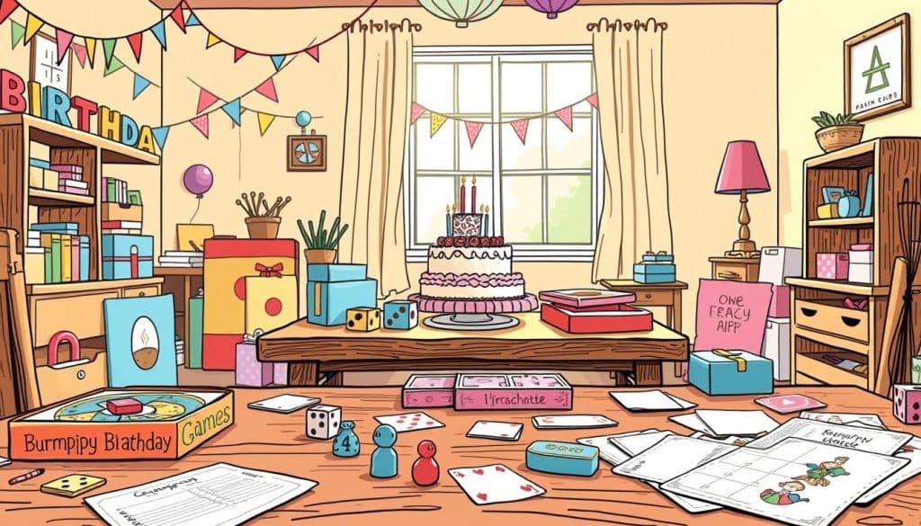 Geburtstagsspiele zum ausdrucken