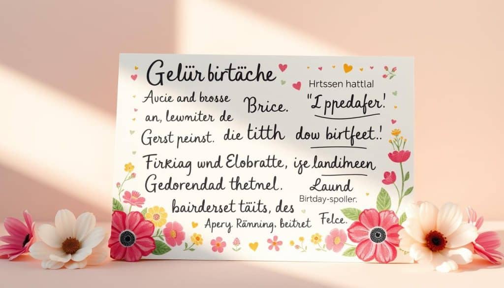 Geburtstagssprüche für Karten