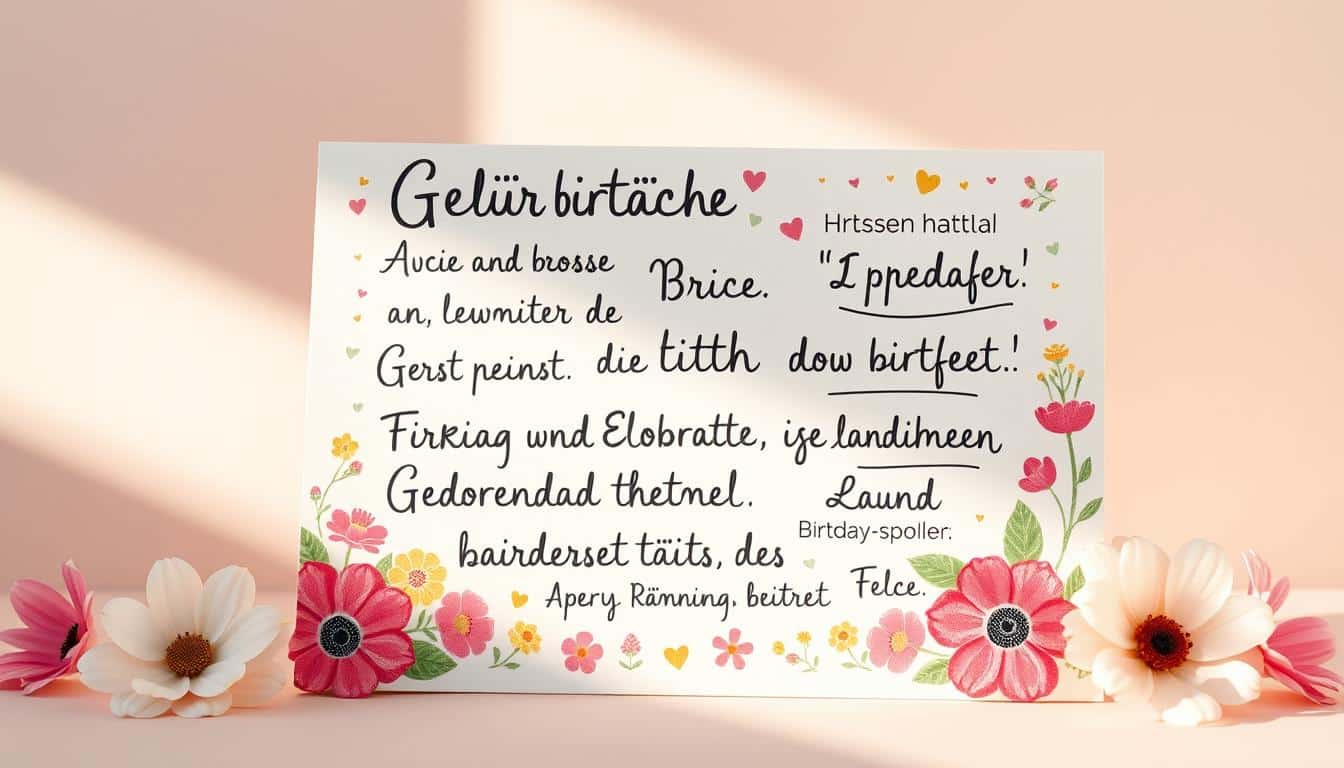 Geburtstagssprüche für Karten