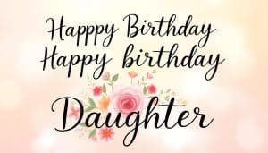Geburtstagssprüche für die Tochter