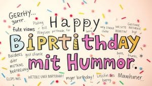 Geburtstagssprüche mit Humor