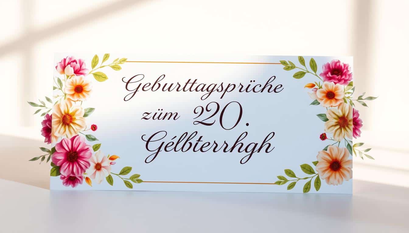 Geburtstagssprüche zum 20. Geburtstag