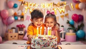 Geburtstagswünsche für Zwillinge