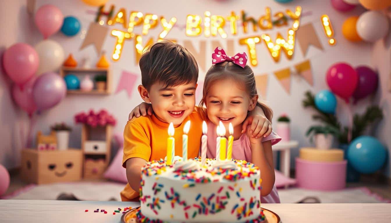 Geburtstagswünsche für Zwillinge