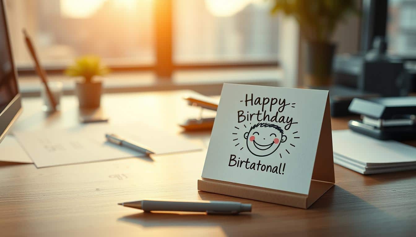 Geburtstagswünsche für den Kollege