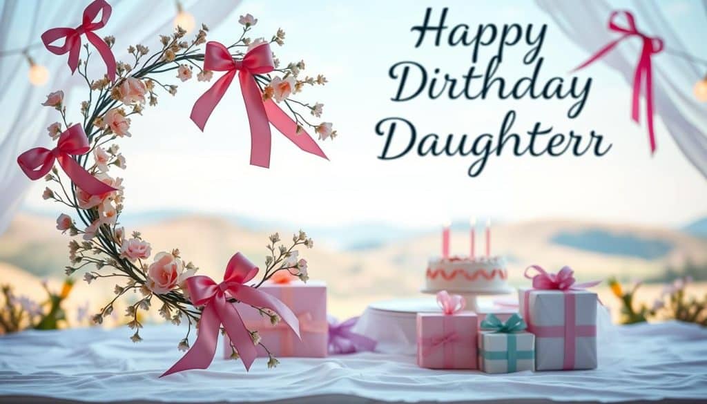 Geburtstagswünsche für die Tochter