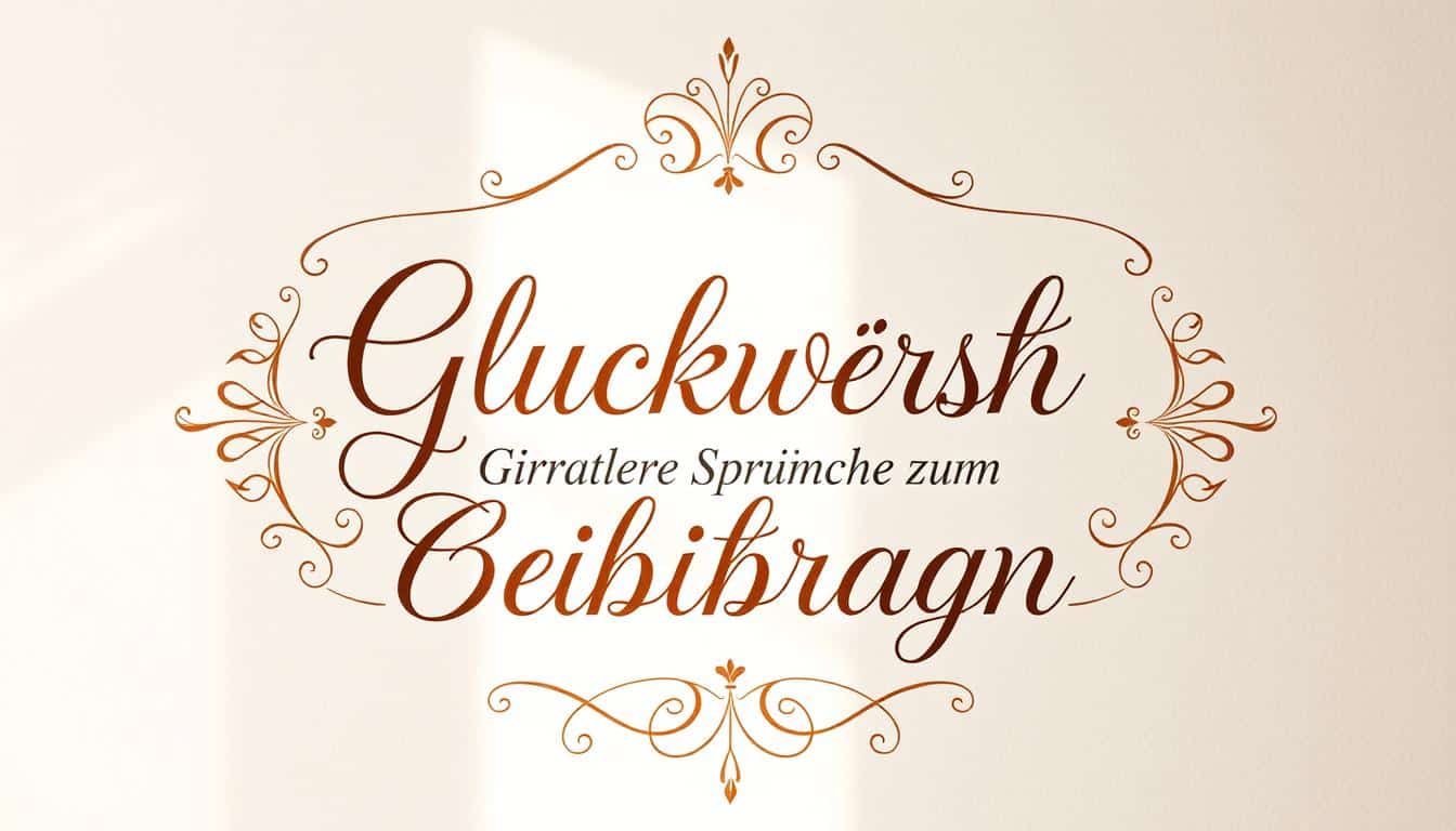 Glückwunsch Sprüche zum Geburtstag