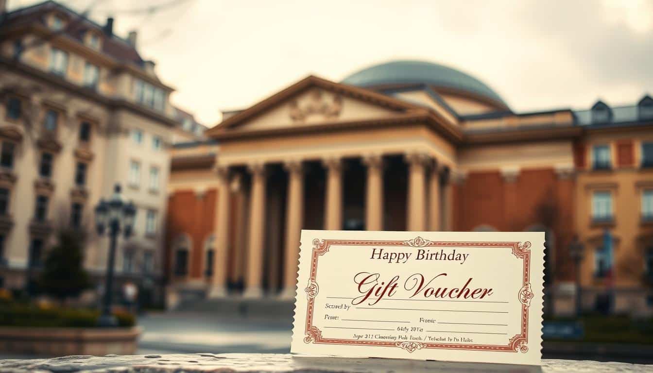Gutschein für ein Museum zum Geburtstag