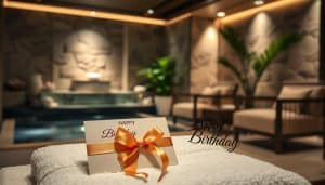 Gutschein für ein Spa zum Geburtstag