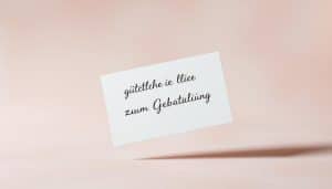 Gutschein für viele Läden zum Geburtstag