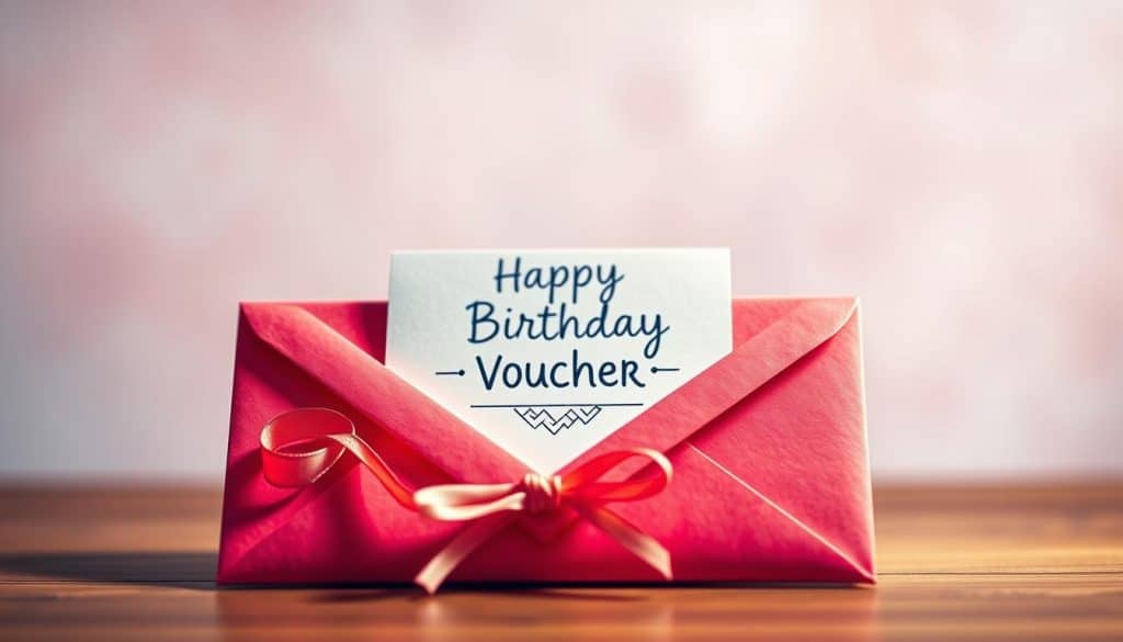 Gutschein zum Geburtstag