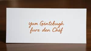 Gutschein zum Geburtstag für den Chef