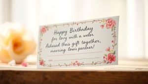 Gutschein zum Geburtstag für den Partner