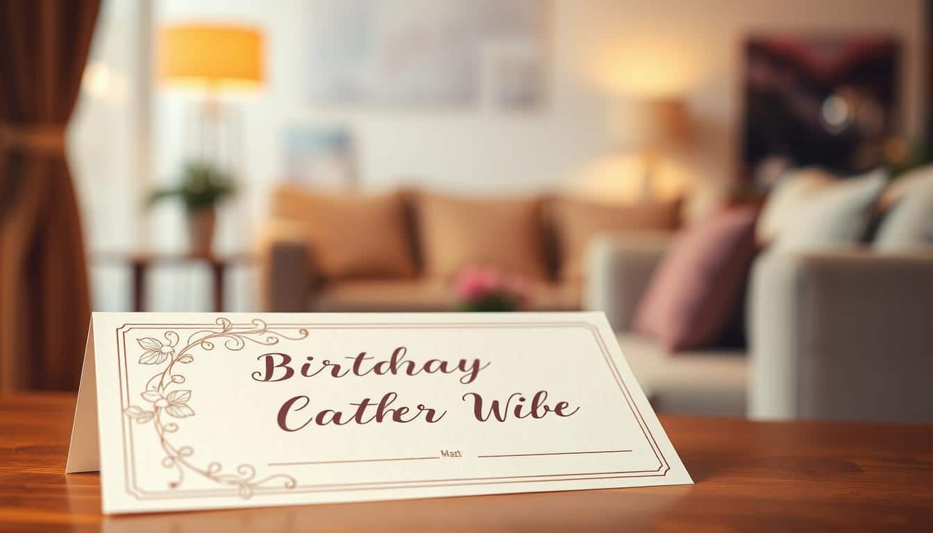 Gutschein zum Geburtstag für die Ehefrau