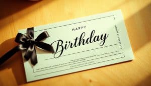 Gutschein zum Geburtstag für die Freundin