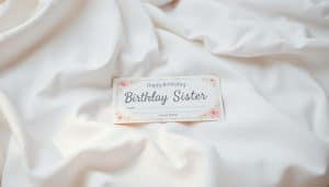 Gutschein zum Geburtstag für die Schwester