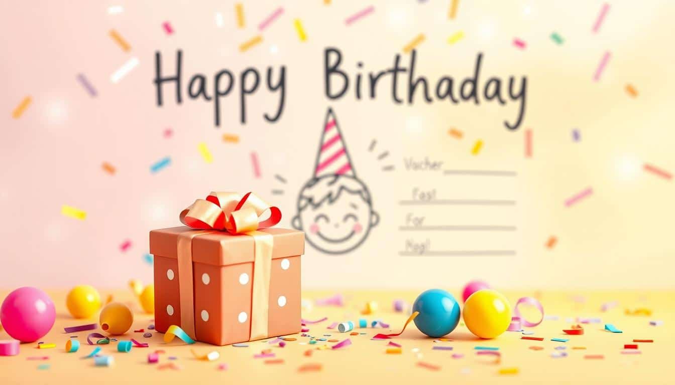 Gutschein zum Geburtstag für ein Kind